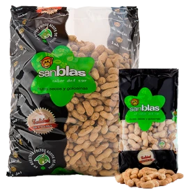 CACAHUETE CÁSCARA TOSTADO SIN SAL SAN BLAS