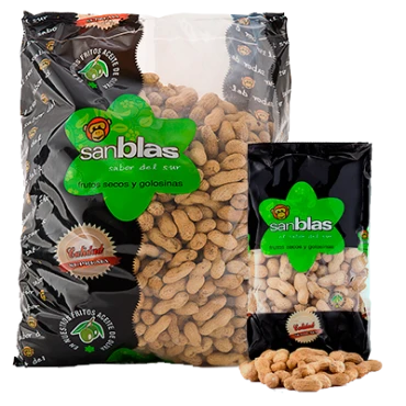 ERDNÜSSE GEGRILLTE SCHALE OHNE SALZ SAN BLAS