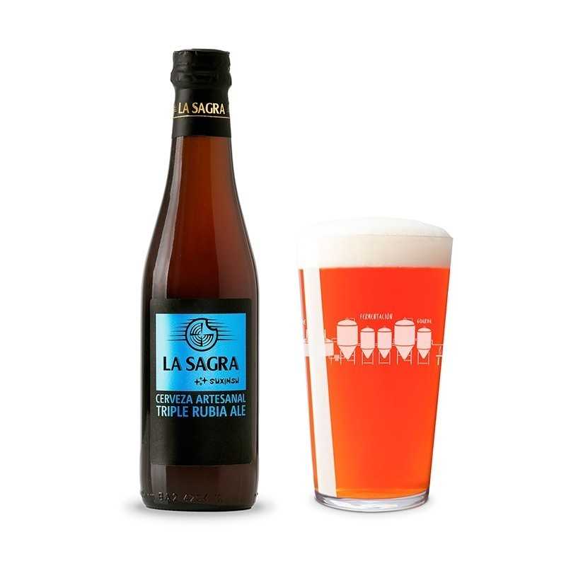 Pack 10 Bières La Sagra + Verre à Bière CADEAU