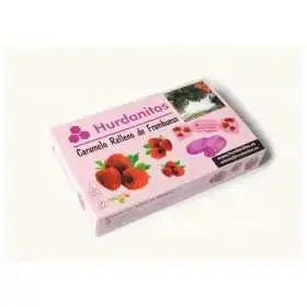 CARAMELOS RELLENOS FRAMBUESA HURDANITOS